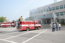 홍성경찰서, 옥암119센터와 합동 소방훈련 실시:내외신문 ≪내외신문≫ 홍성경찰서, 옥암119센터와 합동 소방훈련 실시