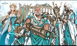 담원 우승 스킨 팬아트 - BATTLEPAGE