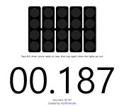 f1 출발신호 반응속도 테스트 - BATTLEPAGE