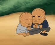 검정고무신 3대 먹방.gif - BATTLEPAGE