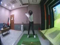 스윙모습>나스모뽐내기 | 골프존