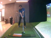 스윙모습>나스모뽐내기 | 골프존