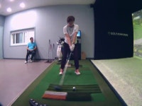 스윙모습>나스모뽐내기 | 골프존