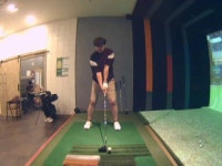 스윙모습>나스모뽐내기 | 골프존