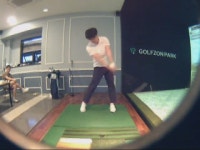 스윙모습>나스모뽐내기 | 골프존