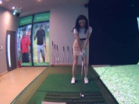 스윙모습>나스모뽐내기 | 골프존