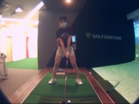 스윙모습>나스모뽐내기 | 골프존