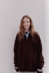 [네이비]Neib Logo Polo Sweatshirt (brown) [W CONCEPT]