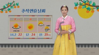 [날씨] 추석, 전국 맑고 서늘…보름달 볼 수 있어