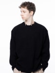 [Chance’s noi챈세스노이]Tear Punching Round Kint - Black /M243TP06BK [W CONCEPT]