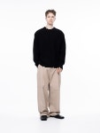 [Chance’s noi챈세스노이]Tear Punching Round Kint - Black /M243TP06BK [W CONCEPT]