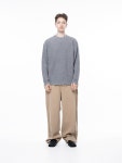 [Chance’s noi챈세스노이]Tear Punching Round Kint - Gray /M243TP06GR [W CONCEPT]