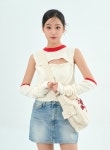 [[무료배송] 자수 레터링 숄더 백 BA1804] 블링샵 [[무료배송] 자수 레터링 숄더 백 BA1804]