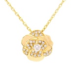 シャネル CHANEL カメリア ダイヤ ネックレス レディース イエローゴールド J1410：ＢｒａｎｄＭａｘ爆買い，安い