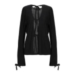 パロッシュ P.A.R.O.S.H. レディース プルオーバー トップス ブラック：Ripostiglio定番，SALE