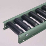 【納期:都度問合せ】タイヨー G6032型スチールローラコンベヤ W300XP150X90°カーブ(品番:G6032-300-150-90R)『8585572』... 