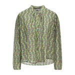 ATTIC AND BARN レディース ブラウス シャツ トップス グリーン：Ripostiglio送料無料，定番人気