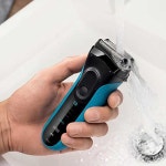 ブラウン メンズ電気シェーバー シリーズ3 3040s 3枚刃 水洗い/お風呂剃り可 ブルー：MMon814送料無料，定番人気