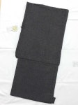 男物浴衣 仕立て上がり 綿麻 3Lサイズ 黒 縞　54-1177-6：着物と寝具専門店【久五郎】定番，SALE