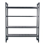 TR 360型固定式シェルビング4段 1070×H1430 【厨房館】：業務用厨房機器の飲食店厨房館定番，SALE