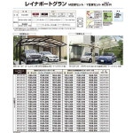 【兵庫県限定】YKKAP カーポート 2台用 Y合掌57-27・27 L5768×H5417 レイナポートグラン 熱線遮断ポリカーボネート屋根材 駐車場 車庫... 