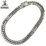 喜平ブレスレット　6面カットダブル　Pt850　19cm/29.1g　造幣局刻印有【辻屋質店J0221】【質屋出品】：辻屋質店新品，定番人気