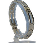【ｽｰﾊﾟｰｾｰﾙでﾎﾟｲﾝﾄ最大44倍】MARE(マーレ) ゲルマニウム4個付ブレスレット PT/IP ミラー 113G L (20.5cm) H1126-05L：... 