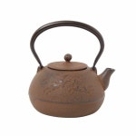 南部鉄器　宝生堂　鉄瓶(鉄蓋)　平成丸馬肌(錆色)　1L　700106【鍋（パン）】：あっとらいふ限定セール，人気SALE