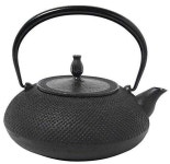 南部鉄器 宝生堂 IH対応鉄瓶(鉄蓋) 平丸アラレ 1.2L 黒 700091：ミスターポストマン支店人気SALE，SALE