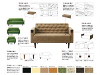 家具 インテリアソファ5w Sustainable Design サスティナブルデザイン192 customize sofa 192 カスタマイズ ソファ2P 2人掛け用：... 