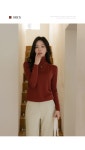 [어바웃 컬러 포인트 보들 폴라 니트] My Classy Style, ODE
