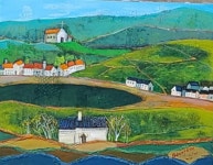 임승희 | 교회와 집이 있는 풍경(20-1) :: 오픈갤러리