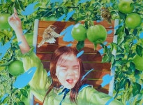 하이준 | 청사과와 소녀 (Little girl with green apples) :: 오픈갤러리
