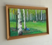 임승희 | Rest in the Birch Forest ( 자작 나무 숲의 휴식 26-6 ) :: 오픈갤러리