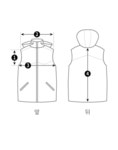 [STONE ISLAND]G0423 Crinkle Reps Recycled Nylon Vest _Concealed Hood (7915G0423 V0020) | 오케이몰 [STONE ISLAND]G0423 Crinkle... 
