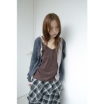 오무수히 lace button v-neck sleeveless(4colors)
