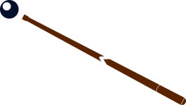 Clipart - simple Queue with ball