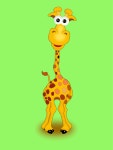 Clipart - Giraffe Cartoon