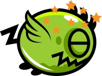 Clipart - Flying bird 18 (frame 1)