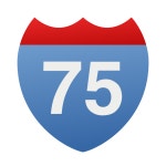 Interstate 75 icon - Openclipart