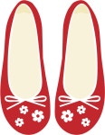 Cute Red Womens Shoes - Openclipart