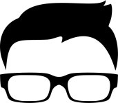Hipster Boy Silhouette Icon - Openclipart