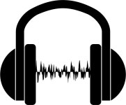 Sound Wave Headphones - Openclipart