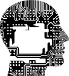 Circuit Man Head - Openclipart
