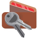 Wallet and Keys - Openclipart