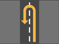 Road U-Turn - Openclipart