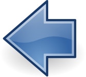 tango blue go previous - Openclipart