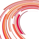 Curved lines abstract art - Openclipart