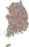 South Korea Dots Polyprismatic - Openclipart