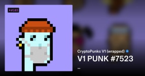 V1 PUNK #7523 - CryptoPunks V1 (wrapped) | OpenSea